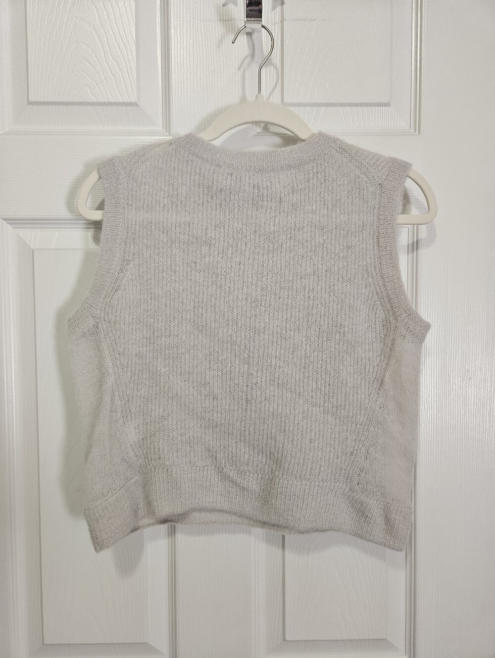 Michelle Mason Baby Alpaca Crewneck Sweater Sleeveless petite - Picture 5 of 5